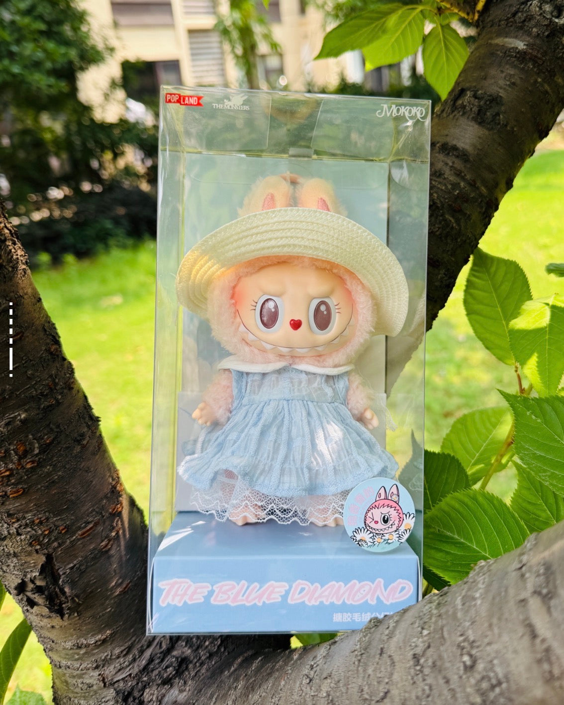 Authentic Labubu Mokoko THE MONSTERS-The Blue Diamond labubu dolls-11